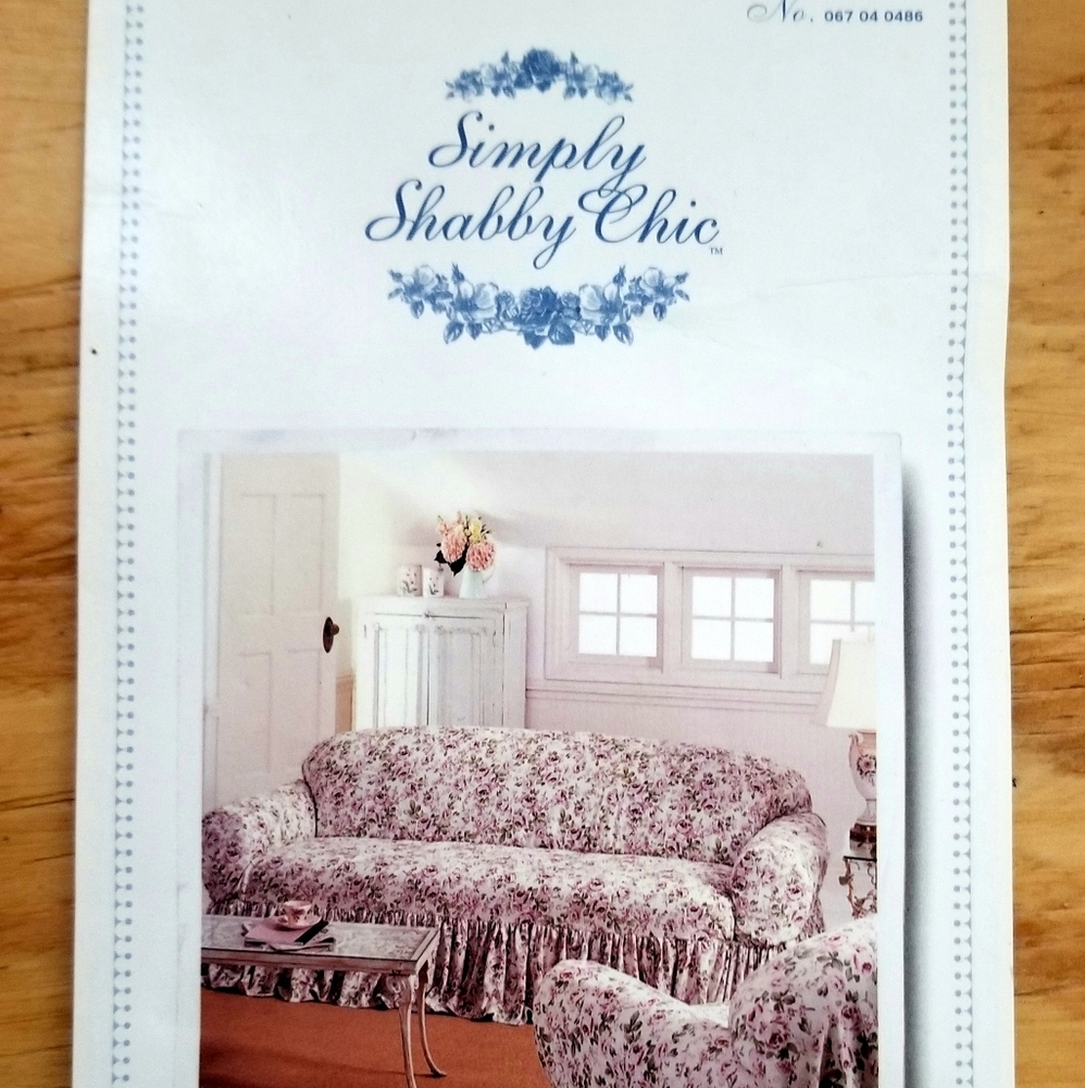 SOFA SLIP COVER SHABBY CHIC